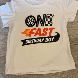 One Fast Birthday Boy T-Shirt